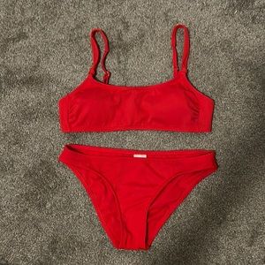 Red Xhilaration Bikini